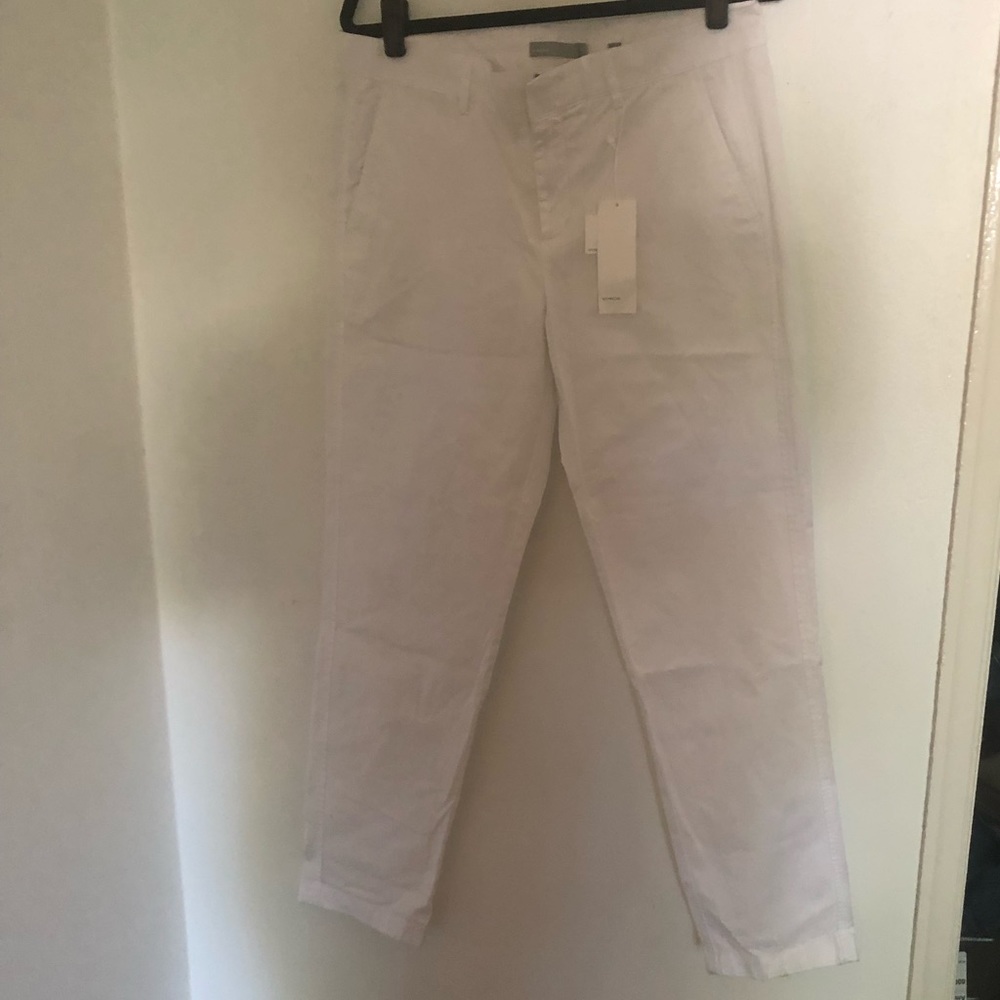 Vince white chino pants NWT